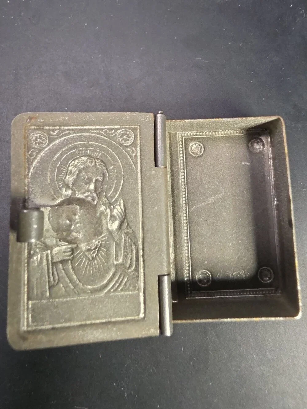 Antique Miniature Book Shaped Rosery Case Manufactured Pre-WWII